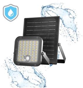 LED Solární reflektor se senzorem LED/10W/3,7V 4000K IP65 3600 mAh + DO