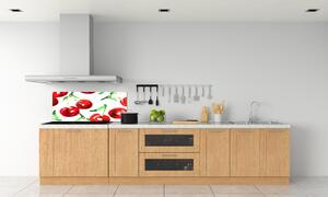 Skleněný panel do kuchyně Višně pksh-104287844