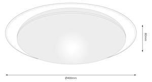 LED Stm. stropní svítidlo SONIC LED/24W/230V 3000-6000K pr. 40 cm bílá + DO