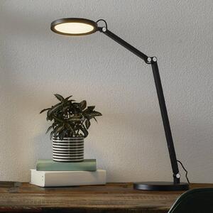 LED stolní lampa Regina se stmívačem, černá