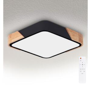 Brilagi - LED Stmívat. svítidlo PILANA LED/48W/230V dub/černá 42x42 cm + DO