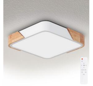 Brilagi - LED Stmívat. svítidlo PILANA LED/48W/230V dub/bílá 42x42 cm + DO