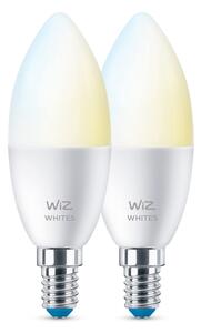 SADA 2x LED Stmívatelná žárovka C37 E14/4,9W/230V 2700-6500K CRI 90 Wi-Fi - WiZ