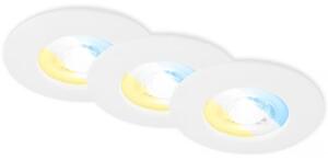 Briloner 7605036-SADA 3xLED Koupelnové podh svítidlo 3xLED/4,9W/230V IP44 bílá