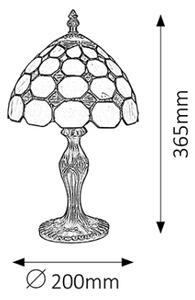 Brilagi - Tiffany vitrážová stolní lampa DORAN 1xE14/40W/230V