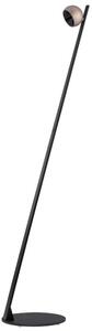 Stojací lampa dotyková LUSA LED 6W 779lm 3000K černá / šampaň 146,5cm - NOVALUCE