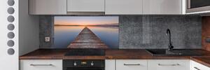 Panel do kuchyně Dřevěné molo pksh-104578164