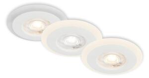 Briloner 7039036 - SADA 3x LED Koup podhledové svítidlo 3xLED/5W/230V IP44 bílá
