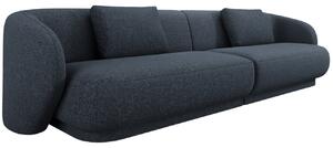 Cosmopolitan Design Modrá čalouněná čtyřmístná pohovka Camden 304 cm