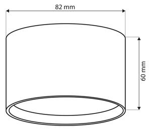 Brilagi - LED Bodové svítidlo SMOOTH 1xGX53/15W/230V zlatá