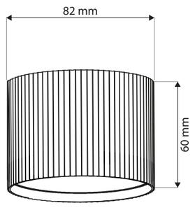 Brilagi - LED Bodové svítidlo STRIPY 1xGX53/15W/230V stříbrná