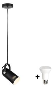 Paulmann 79766 - LED 1xE27/8W Lustr na lanku LAVEA 230V černá