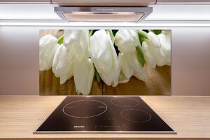 Panel do kuchyně Bílé tulipány pksh-104686883