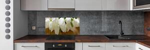 Panel do kuchyně Bílé tulipány pksh-104686883