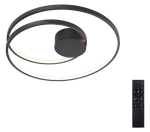 Brilagi- LED Stmívat. stropní svítidlo TWISTER LED/48W/230V pr. 50 cm černá +DO
