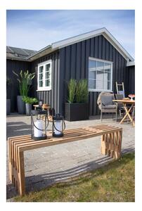 Zahradní lavice z teakového dřeva House Nordic Benidorm, 140 x 35 cm