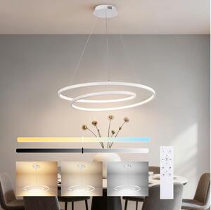 Brilagi-LED Stmívatelný lustr na lanku TWISTER LED/75W/230V pr. 70 cm bílá + DO