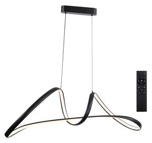 Brilagi-LED Stmívatelný lustr na lanku TWISTER LED/60W/230V 3000-6000K černá+DO