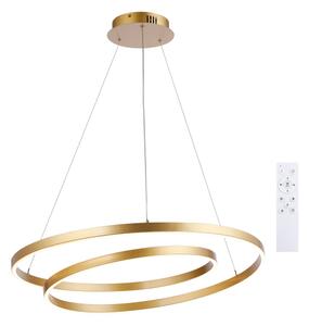 Brilagi-LED Stmívatelný lustr na lanku TWISTER LED/75W/230V pr. 70 cm zlatá +DO