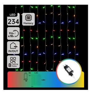 Aigostar - LED Venkovní řetěz 234xLED/8 funkcí 1,2x1,8 m IP44 multicolor