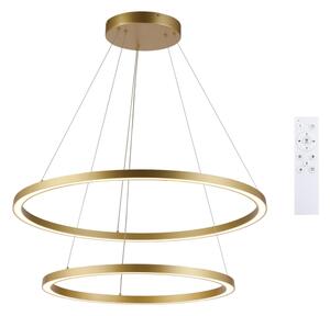 Brilagi - LED Stmívat. lustr na lanku PORTOFINO LED/98W/230V pr. 80 cm zlatá +DO
