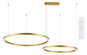 Brilagi - LED Stmívatelný lustr na lanku PORTOFINO LED/98W/230V zlatá +DO
