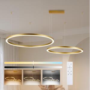 Brilagi - LED Stmívatelný lustr na lanku PORTOFINO LED/98W/230V zlatá +DO