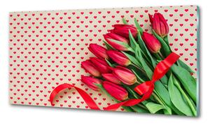 Panel do kuchyně Tulipány srdce pksh-104956051