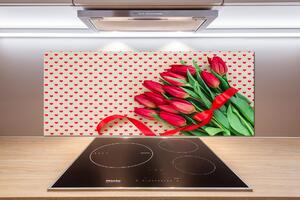 Panel do kuchyně Tulipány srdce pksh-104956051
