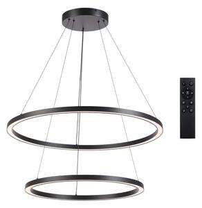 Brilagi - LED Stmívat. lustr na lanku PORTOFINO LED/98W/230V pr. 80 cm černá +DO