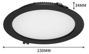 Immax NEO 07297L - LED Stm. podhl. sv. DOWN LED/36W/230V Wi-Fi pr. 23 cm černá
