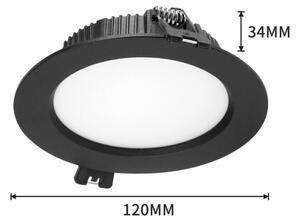Immax NEO 07296L - LED Stm. podhl. sv. DOWN LED/12W/230V Wi-Fi pr. 12 cm černá