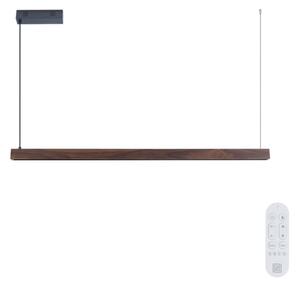 Immax NEO 07300L-LED Stm lustr na lanku MADEIRA 26W/230V Wi-Fi Tuya 122 cm ořech