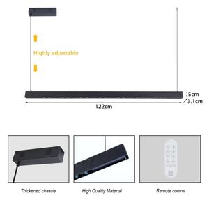 Immax NEO 07300L-LED Stm lustr na lanku MADEIRA 26W/230V Wi-Fi Tuya 122 cm ořech
