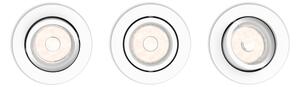 Philips 50393/31/PN - SADA 3x Podhledové svítidlo DONEGAL 1xGU10/5,5W/230V