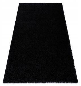 Koberec SOFFI shaggy 5cm černý black 120x170 cm CHLUPATÝ HUSTÝ