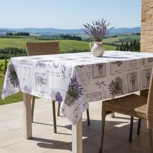 Bavlněný ubrus Levandule vintage 90x90 cm Made in Italy Barva Fialová Rozměry 90x90 cm