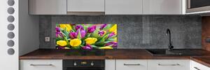 Panel do kuchyně Barevné tulipány pksh-106061917