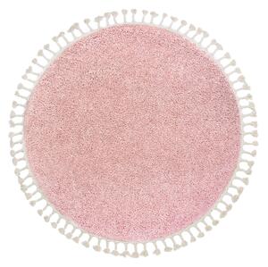 Kusový koberec Berber 9000 pink kruh Kruh Ø 120 cm