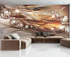 Fototapeta Elegantní vzory s třpytivými prvky, 3D květinové fototapety, Populární fototapety, u05228 - Tapeko.co.cz