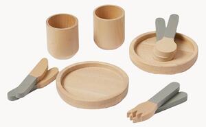 Sada dřevěného nádobí na hraní Tableware, 10 dílů
