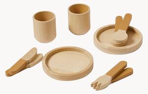 Sada dřevěného nádobí na hraní Tableware, 10 dílů