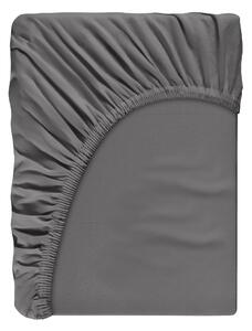 ELASTICKÉ PROSTĚRADLO, antracitová, 120/220 cm Dieter Knoll - Prostěradla