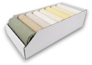 KARTON PAK Úložné boxy na oblečení, organizéry do skříně BÍLÝ KARTON 30x54cm