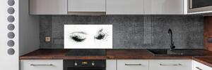 Skleněný panel do kuchyně Make up pksh-107921627