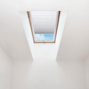 FOA Plisé roleta na střešní okna, Průsvitná, Světle šedá, P 008 , 20 x 50 cm
