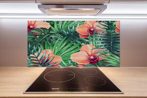 Skleněný panel do kuchynské linky Orchidej pksh-107940636