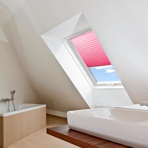 FOA Plisé roleta na střešní okna, Neprůhledná, Růžová, P 22247 , 20 x 50 cm