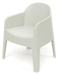 Prosperplast Zahradní židle s područkami MILANES 68x60x80,5 cm béžová