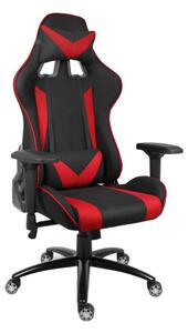 Herní židle NEOSEAT GAMER TEX černo-červená